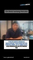 Tokoh Masyarakat Makassar Tantang Ketua Ormas GRIB Jaya Hercules, Usai Rendahkan Petinggi Tni
