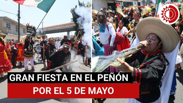 Fiesta y tradición en desfile conmemorativo de la Batalla de Puebla