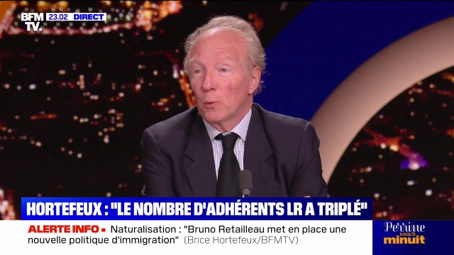 Présidence LR: Je suis aux côtés de Laurent Wauquiez , affirme Brice Hortefeux, ancien ministre de l'Intérieur