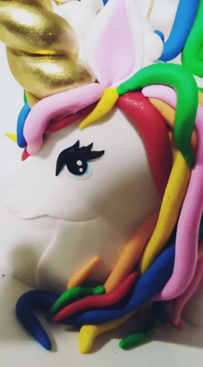 unicorn theme cake