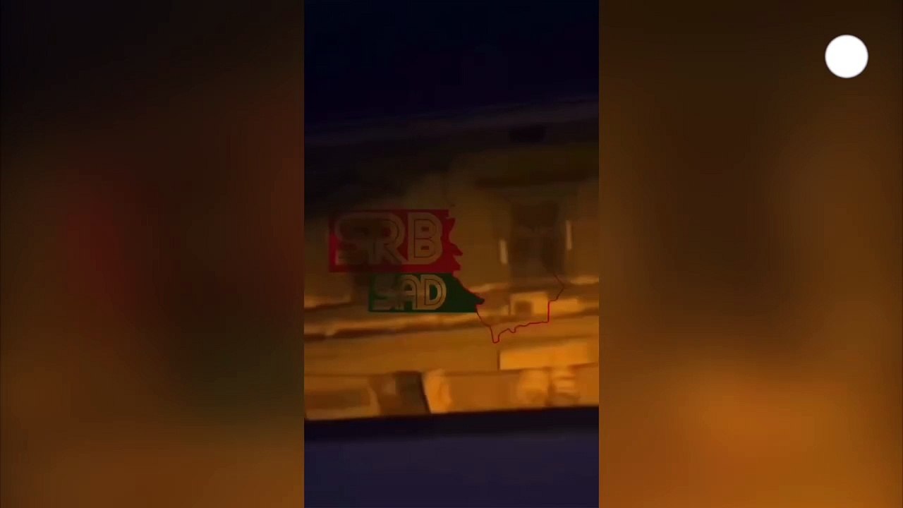 Jugadores del Partizan, envueltos en una violenta pelea callejera