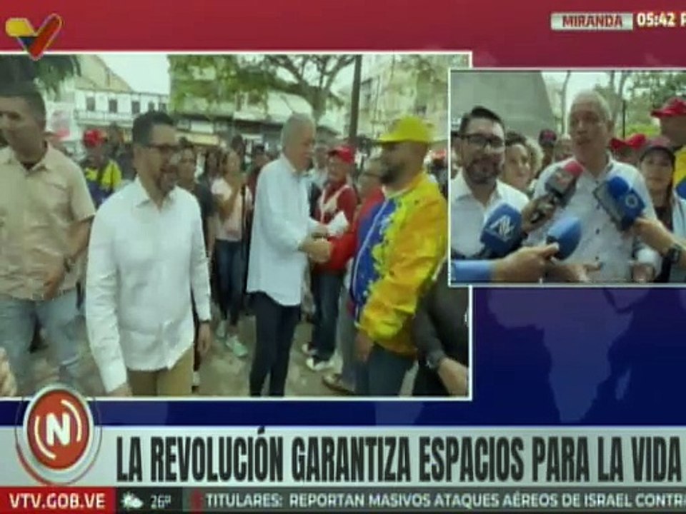 Miranda | Gobierno regional reinaugura la plaza Guaicaipuro en Los Teques