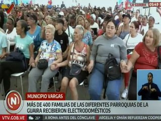 Familias de La Guaira fueron beneficiadas con la adquisición de electrodomésticos