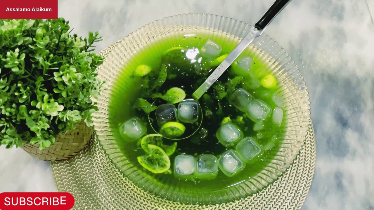 Viral Mint Podina Sharbat Recipe 🔥| Summer Special Iftar Drink 2025 | Nimbu Pudina Sharbat Recipe