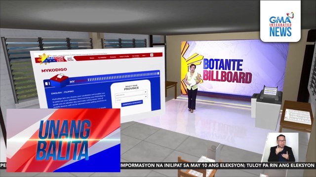 GMA MyKodigo, puwedeng gamitin bilang listahan ng ibobotong kandidato sa Eleksyon 2025 | Unang Balita