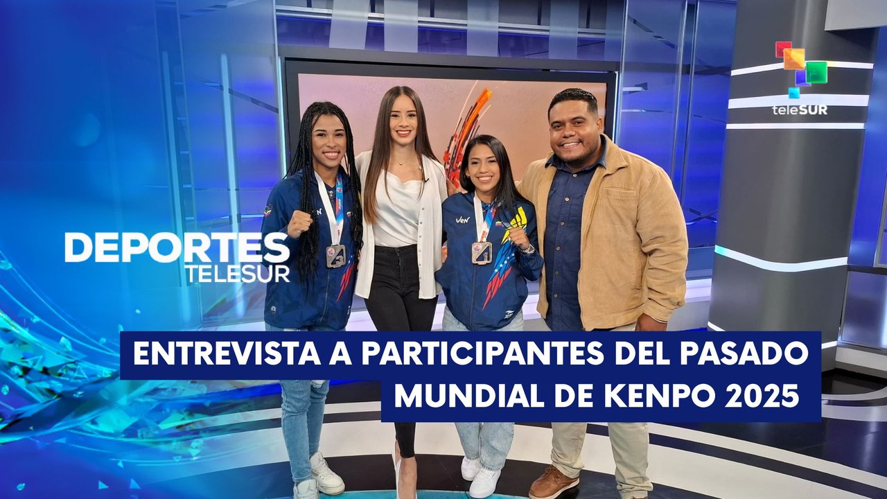 Entrevista a participantes en Mundial de Kenpo en Portugal DEPORTES TELESUR  05-05-2025