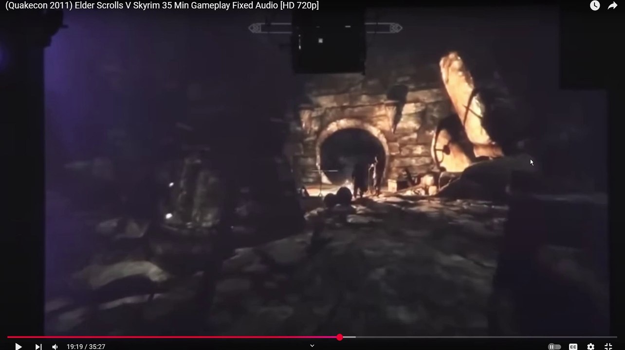 (Quakecon 2011) Skyrim Gameplay. Could Sneak Attack on left corner be edited to be like beta