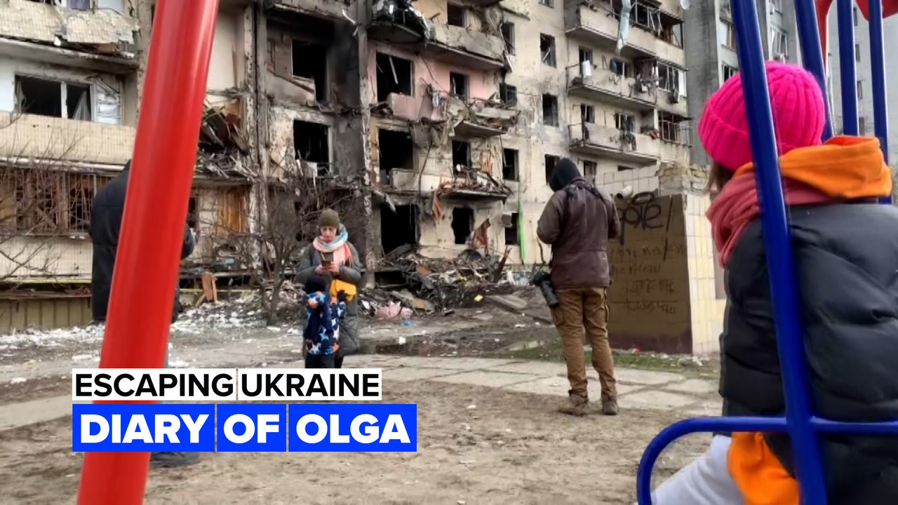 This is what escaping from Ukraine looks like