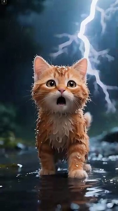 Cat save kid