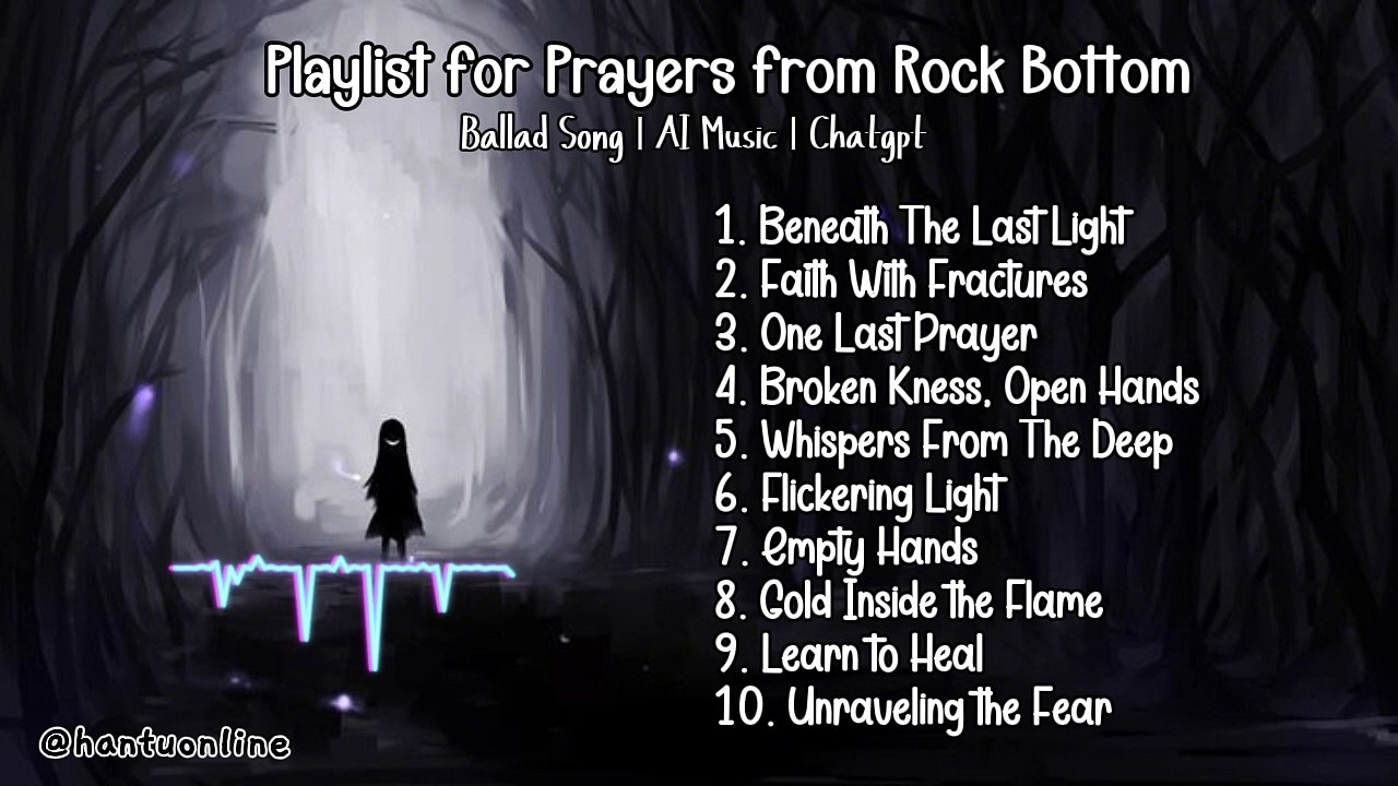 Playlist for Prayer from Rock Bottom | Ballad Song | AI Music | Chatgpt | English Song