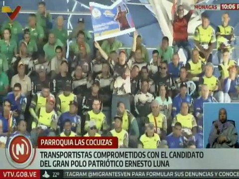 Transportistas del estado Monagas expresaron su apoyo al candidato Ernesto Luna