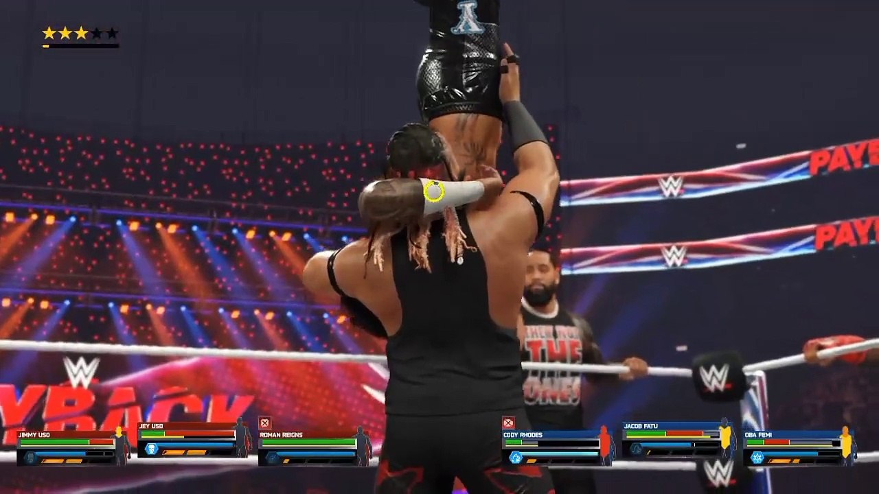 wwe 2k25 gameplay tage team wrestling fight wwe