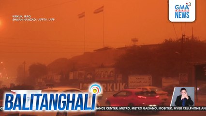 Ilang bahagi ng Iraq, nabalot ng dust storm na nagdulot ng perwisyo | Balitanghali