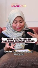 Nak buat perabot sendiri ni kena kental.. Baru jadi...