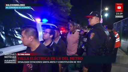 Línea 8 del Metro colapsa por falla eléctrica y deja miles varados