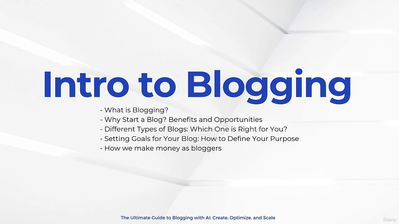 Blogging Course 2025 – Introduction for Beginners | Start Your Blog Today!
