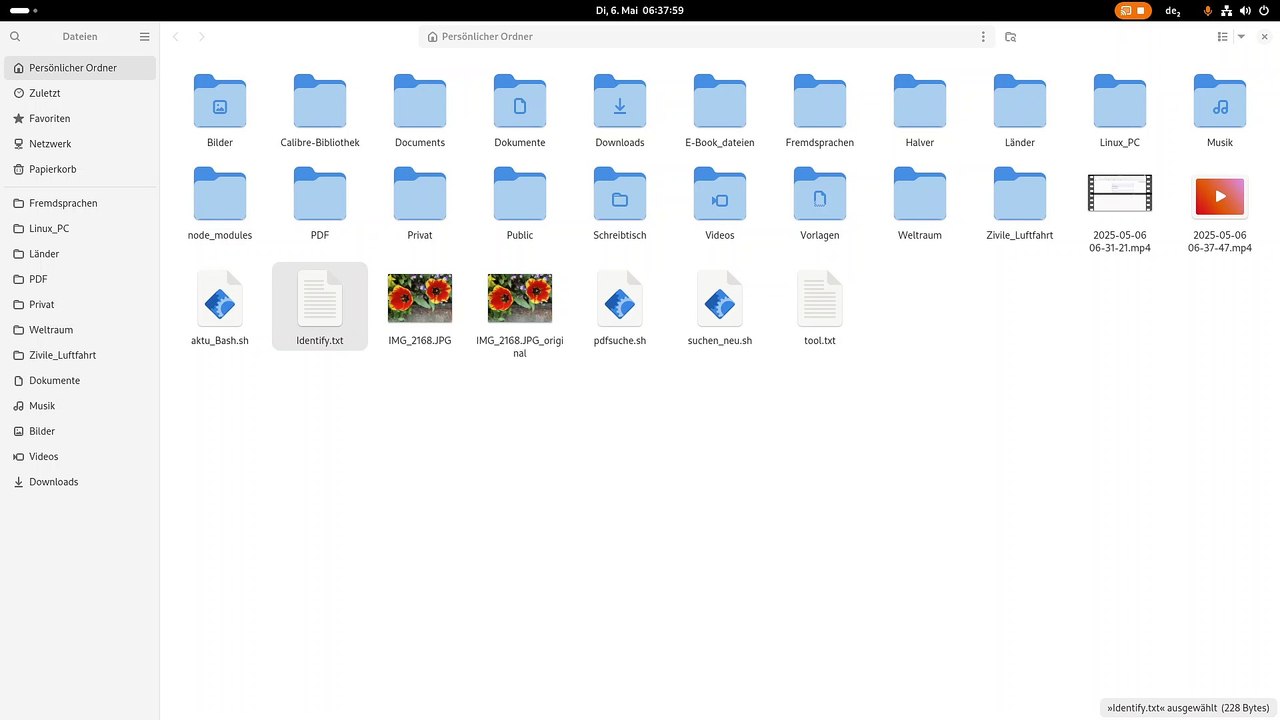 Bildinformationen - weitere Tools in der Kommandozeile für Metadaten