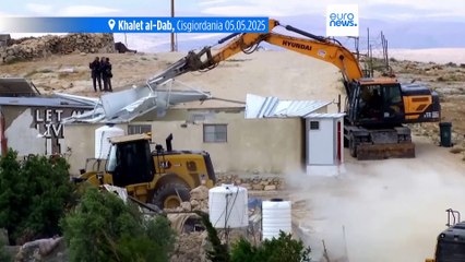 Cisgiordania, demolito villaggio beduino: case rase al suolo da bulldozer israeliani