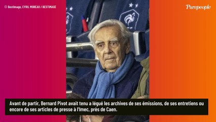 Une partie de l'héritage de Bernard Pivot a été légué de son vivant, ces pépites transmises à un destinataire très particulier