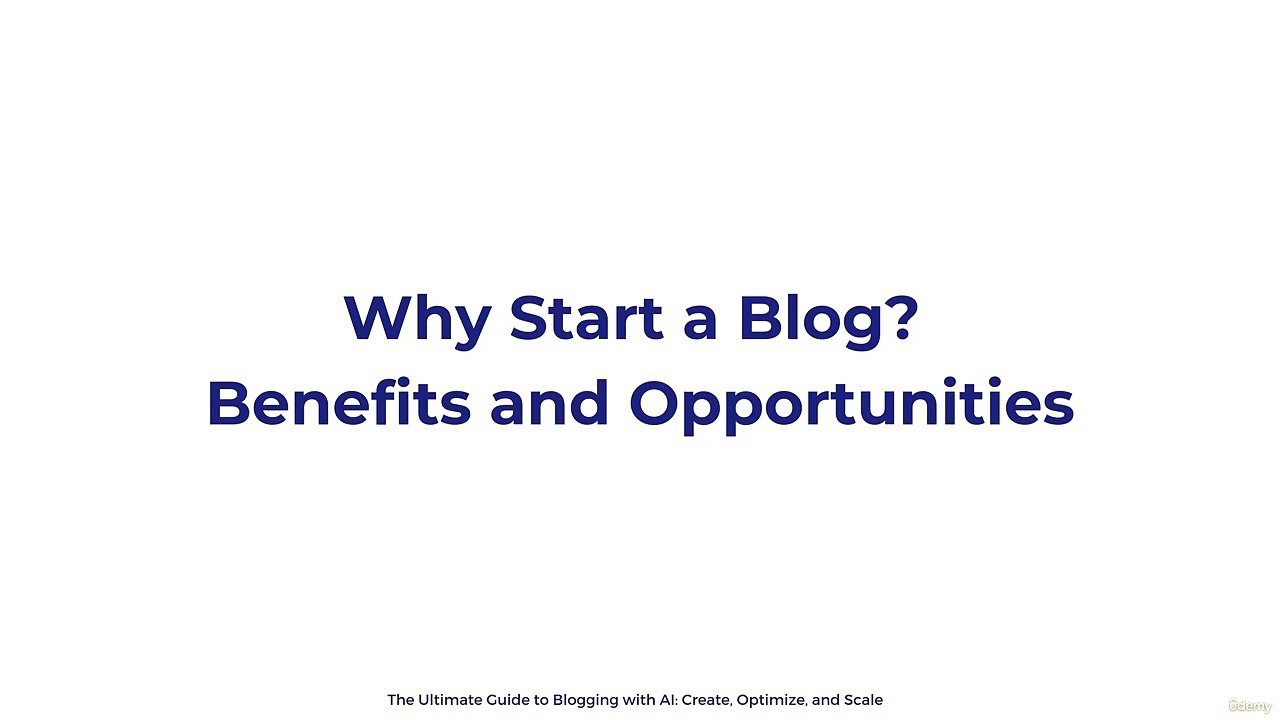 Why Start a Blog in 2025? | Benefits & Opportunities of Blogging (For Beginners)