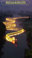 Beautiful View of Lake having Mistrious Boats on its Lap