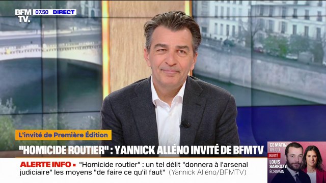 Création d'un délit d'homicide routier ? Je crois qu'on arrive au bout d'un long process , estime Yannick Allérno (chef cuisinier)