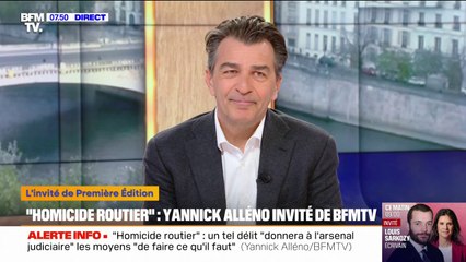 Création d'un "délit d'homicide routier"? "Je crois qu'on arrive au bout d'un long process", estime Yannick Allérno (chef cuisinier)