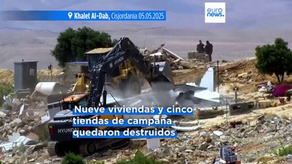 Israel demuele una aldea beduina en Cisjordania y deja decenas de desplazados palestinos