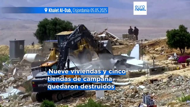 Israel demuele una aldea beduina en Cisjordania y deja decenas de desplazados palestinos