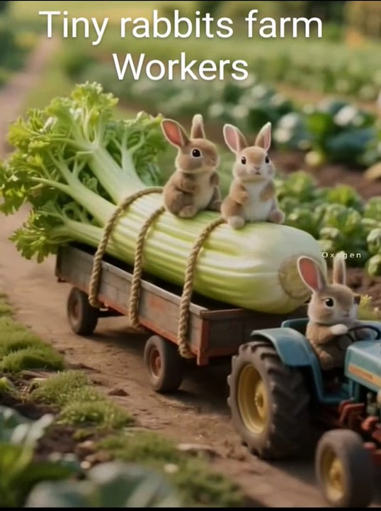 Farm workers rabbits, #rabbits, #funny