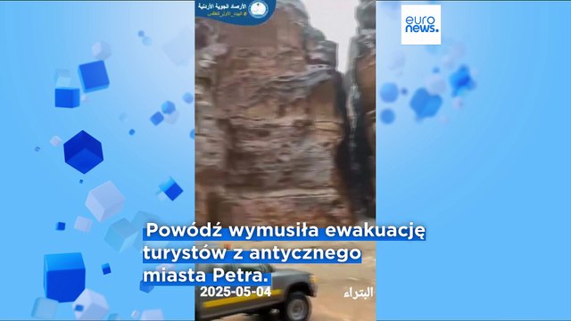 Nagła powódź w Jordanii, zginęło dwoje turystów