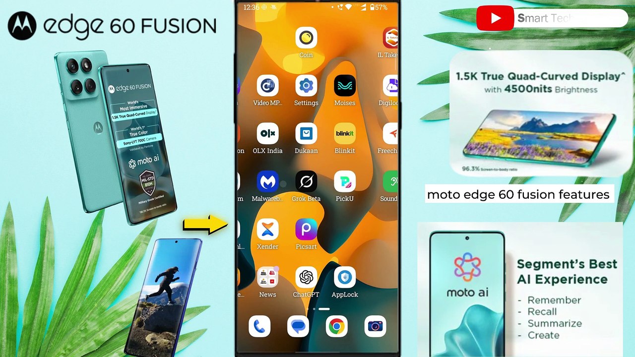 moto edge 60 fusion features | moto edge 60 fusion hidden features | Top 10 Hidden Features🔥