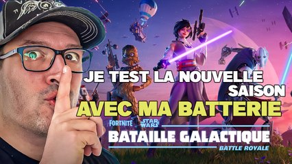 JE TESTE la nouvelle saison de Fortnite… avec une BATTERIE ! (c’est n’importe quoi)