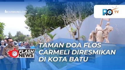 Taman Doa Flos Carmeli Diresmikan di Kota Batu