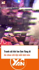 Fan Sơn Tùng đi đu idol chỉ mong được idol nhìn