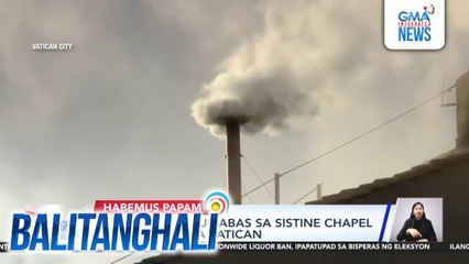 Puting usok, lumabas sa Sistine Chapel 6:08 pm oras sa Vatican | Balitanghali