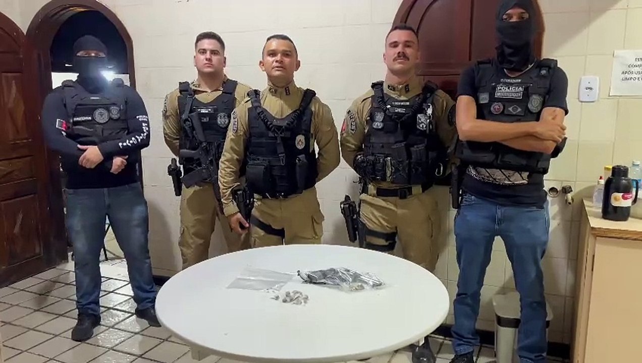 Jovem é morto a tiros em São Bento e dupla é detida em flagrante após homicídio; arma e drogas foram apreendidas