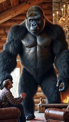 Huge black monkey 🐵#AIReels #AIShorts #YoutubeAI #AIEditing #AIContentCreation #AIInnovation #AIViral