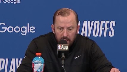 New York Knicks - Tom Thibodeau : "Une belle victoire d’équipe"