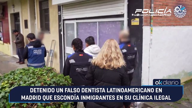 Detenido un falso dentista latinoamericano en Madrid que escondía inmigrantes en su clínica ilegal