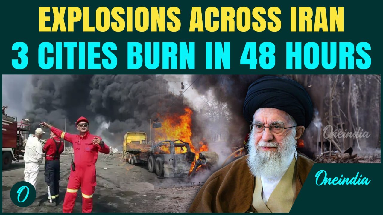 Explosions Rock Iran: Massive Kazerun Blast Ignites IRGC Ammo Depot Fire|Locals Panic as Cities Burn