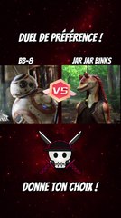 Tu préfère quel personnage Star wars !