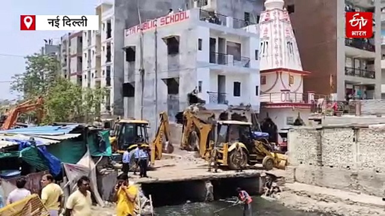दिल्ली के तैमूर नगर में दूसरे दिन भी चला DDA का...