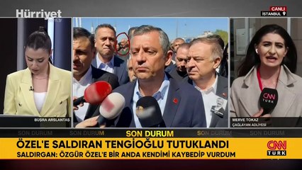 Özgür Özel'e saldıran kişi tutuklandı