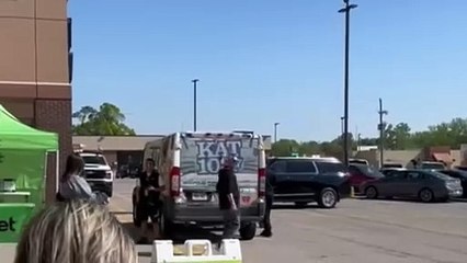 Dominik Mysterio arrives to Cricket Wireless Meet & Greet before WWE Raw 5/5/25