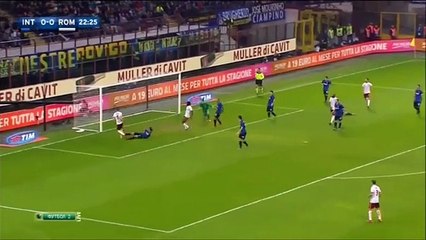Inter Milan 1-0 AS Roma - Goals and Highlights (1/11/2015)