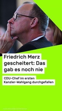 Copy of Friedrich Merz gescheitert: Das gab es noch nie - CDU-Chef im ersten Kanzler-Wahlgang durchgefallen
