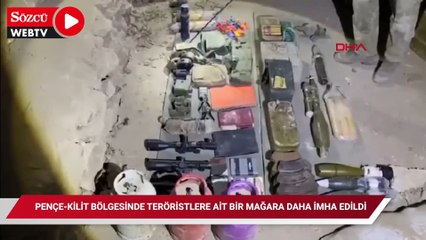 MSB: Pençe-Kilit bölgesinde teröristlerin kullandığı bir mağara daha imha edildi