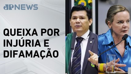 Gleisi Hoffmann apresenta queixa-crime contra Gilvan da Federal