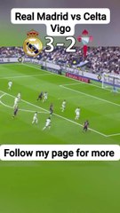 Real madrid Vs Celta Vigo match